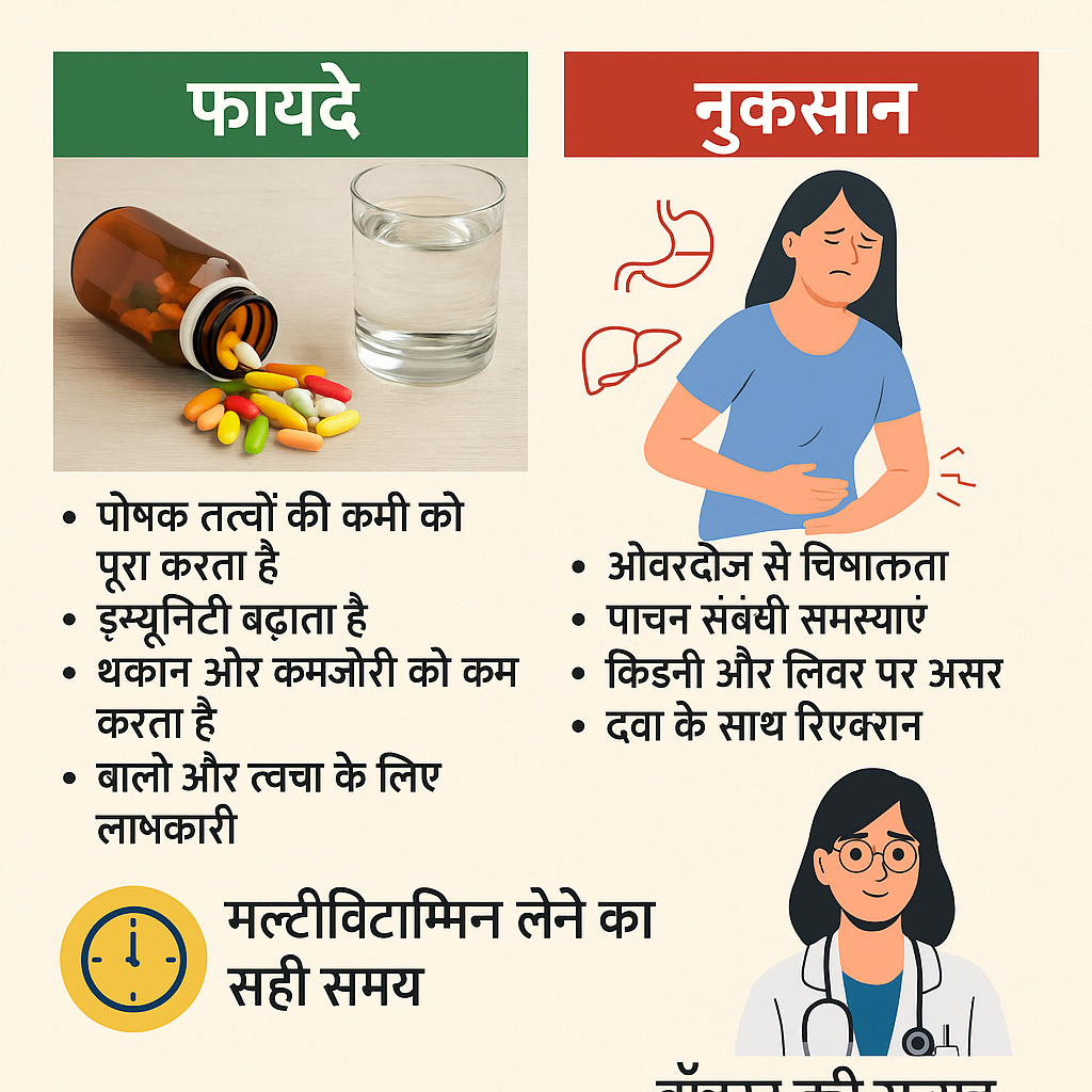 Multivitamin Tablet Benefits in Hindi
