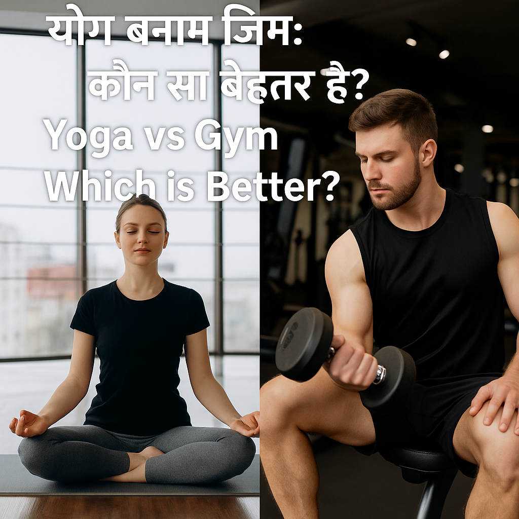 Read more about the article योग बनाम जिम: कौन सा बेहतर है? | Yoga vs Gym: Which is Better?