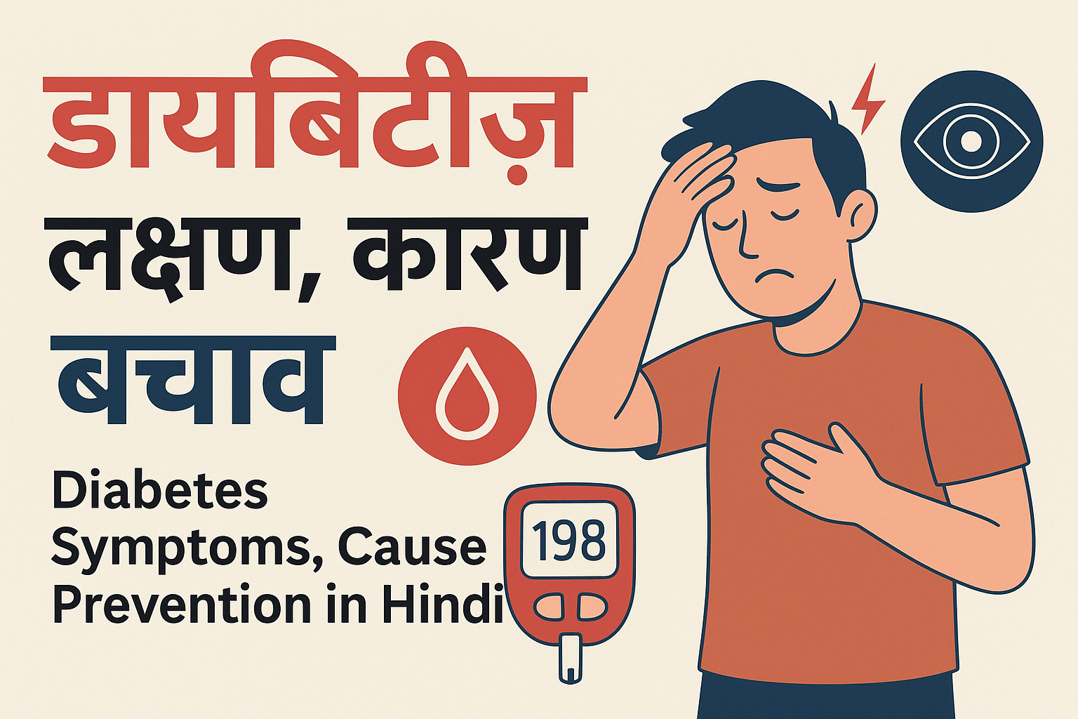Read more about the article Diabetes Symptoms Causes Prevention in Hindi